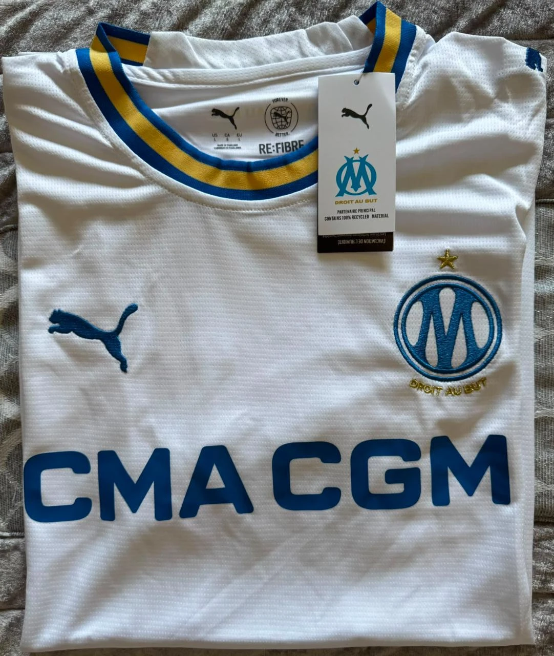 Camisola Olympique de Marseille 26/27 | Equipamento Principal | Tamanho L